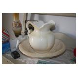 VINTAGE PITCHER AND BOWL