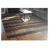 WROUGHT IRON N SLATE COFFEE TABLE