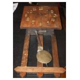 MISSION OAK WALL CLOCK