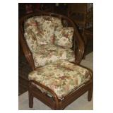 BAMBOO CHAIR + FOOT REST
