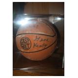 Autograph Basketball ~ Gene Keady  - Purdue Basketball Coach 