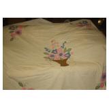 HAND EMBRODIERED BEDSPREAD