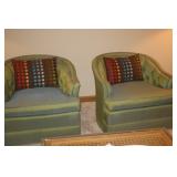 HENREDON BARRELL CHAIRS