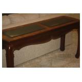 WOOD / GLASS SOFA TABLE