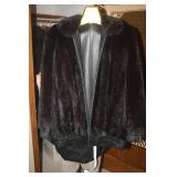 SMALL REVERSIBLE MINK / LEATHER JACKET