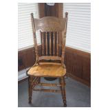 ANTIQUE PRESS BACK CHAIRS