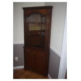 VINTAGE CORNER CHINA HUTCH