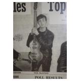 THE BEATLES POSTER MISS SPELLED PAUL NAME