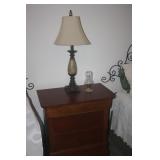 NIGHT STAND + TABLE LAMPS
