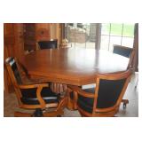 BUMPER / POKER / TABLE AND 4 CHAIRS