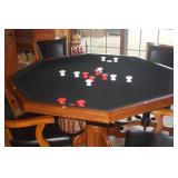 BUMPER / POKER / TABLE AND 4 CHAIRS