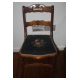 VINTAGE NEEDLE POINT CHAIRS