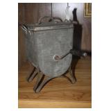 TABLE TOP METAL BUTTER CHURN