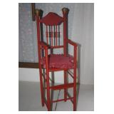 VINTAGE TOY ~ DOLL HIGH CHAIR