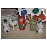 VINTAGE CHRISTMAS ORNAMENTS ~ AT CHECK OUT TABLE
