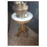 MARBLE TOP FERN STAND