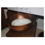 APPLE BUTTER COPPER BOWL 21 INCHES