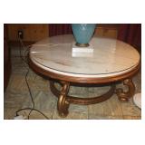 MARBLE TOP COFFEE TABLE