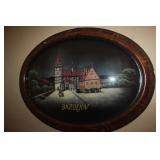 VINTAGE BEVELED ART ~ THIS IS A TOWN IN SLOVAKIA VINTAGE BEVELED ART ~ THIS IS A TOWN IN SLOVAKIA