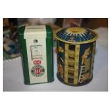 VINTAGE TIN BANKS VINTAGE TIN BANKS