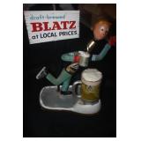 BLATZ BEER ADVERTISING BLATZ BEER ADVERTISING