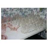 MID CENTURY GLASS SET