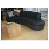 CUSTOME LEATHER CURVED SOFA ` 3 SECTIONS