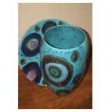 HUGE PLATTER + VASE