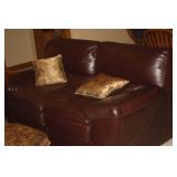 LEATHER LOVE SEAT
