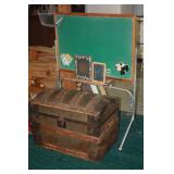 HUMP BACK TRUNK . MICKEY MOUSE CHALKBOARD