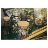 JARS OF BUTTONS