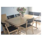MCM BLONDE DINING SET 