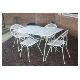 FUN FUNKY VINTAGE FOLDING PATIO SET