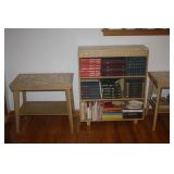 MCM LAMP TABLE AND BOOK CASE