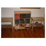 MCM LAMP TABLE AND BOOK CASE