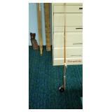 JC HIGGINS ROD N SOUTH BEND REEL