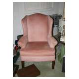 PAIR OF WING BACK CHAIRS