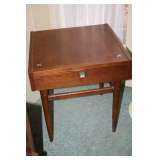 mid century modern lamp table