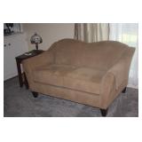 LA Z BOY LOVE SEAT WITH OTTOMAN