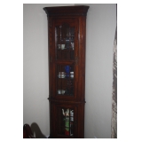 CORNER CURIO CABINET