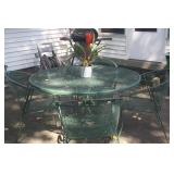 WROUGHT IRON PATIO SET
