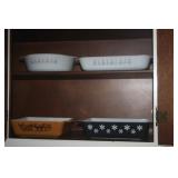 TOP ~ FIREKING . BOTTOM ~ PYREX