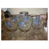 OLD STYLE N SCHLITZ GLASSES 