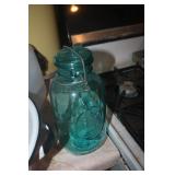 BLUE CANNING JARS
