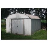 13.5 X 10 ALUMINUM SHED ~ YOU MOVE