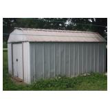 13.5 X 10 ALUMINUM SHED ~ YOU MOVE