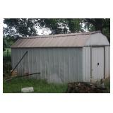 13.5 X 10 ALUMINUM SHED ~ YOU MOVE