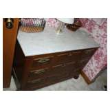 EASTLAKE MARBLE TOP DRESSER