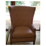 PAIR OF WING BACK CHAIRS