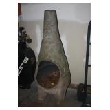 CLAY CHIMENEA  